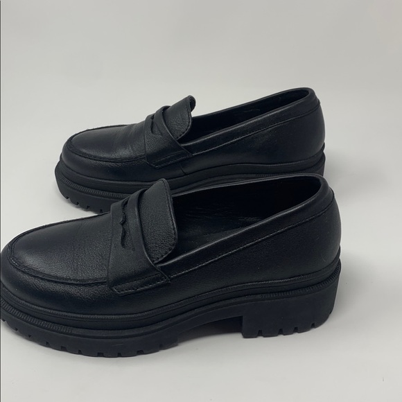 Patina Black Leather Loafers - Picture 7 of 7